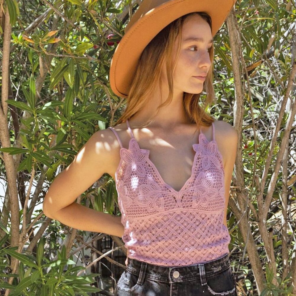 NWT Crochet crop top